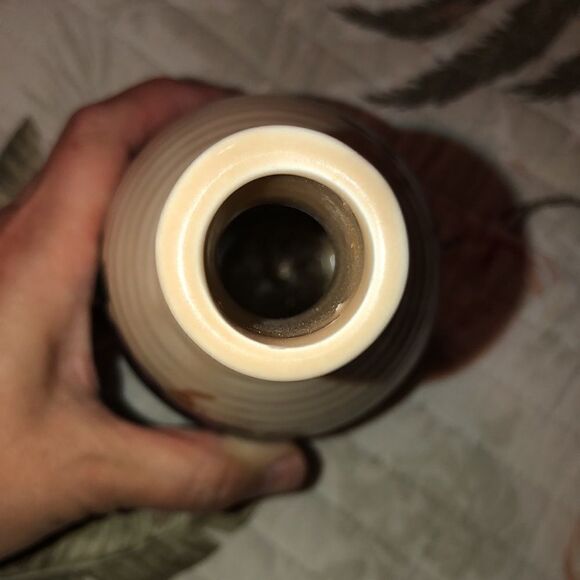 Vintage Hand Painted Vase with Grapes - Picture 6 of 6